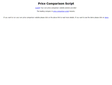 Tablet Screenshot of pricecomparisonscript.info